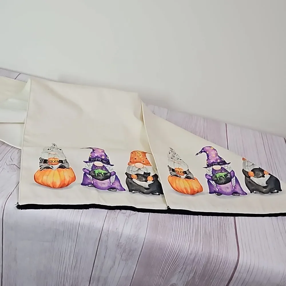 Halloween Gnome Lighted Runner & Salt/Pepper Shakers